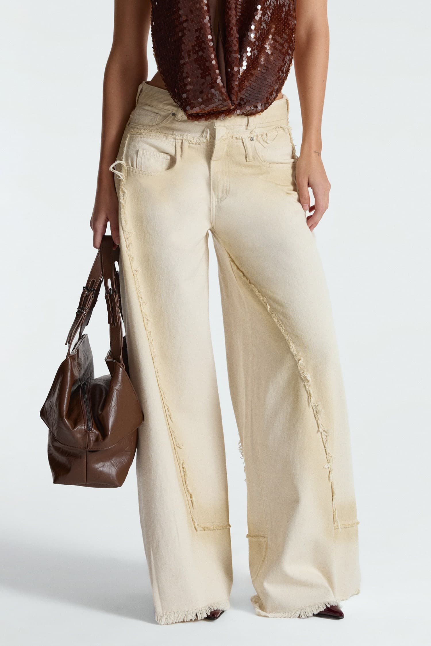 PANTALÓN MATRIX VINTAGE ECRU
