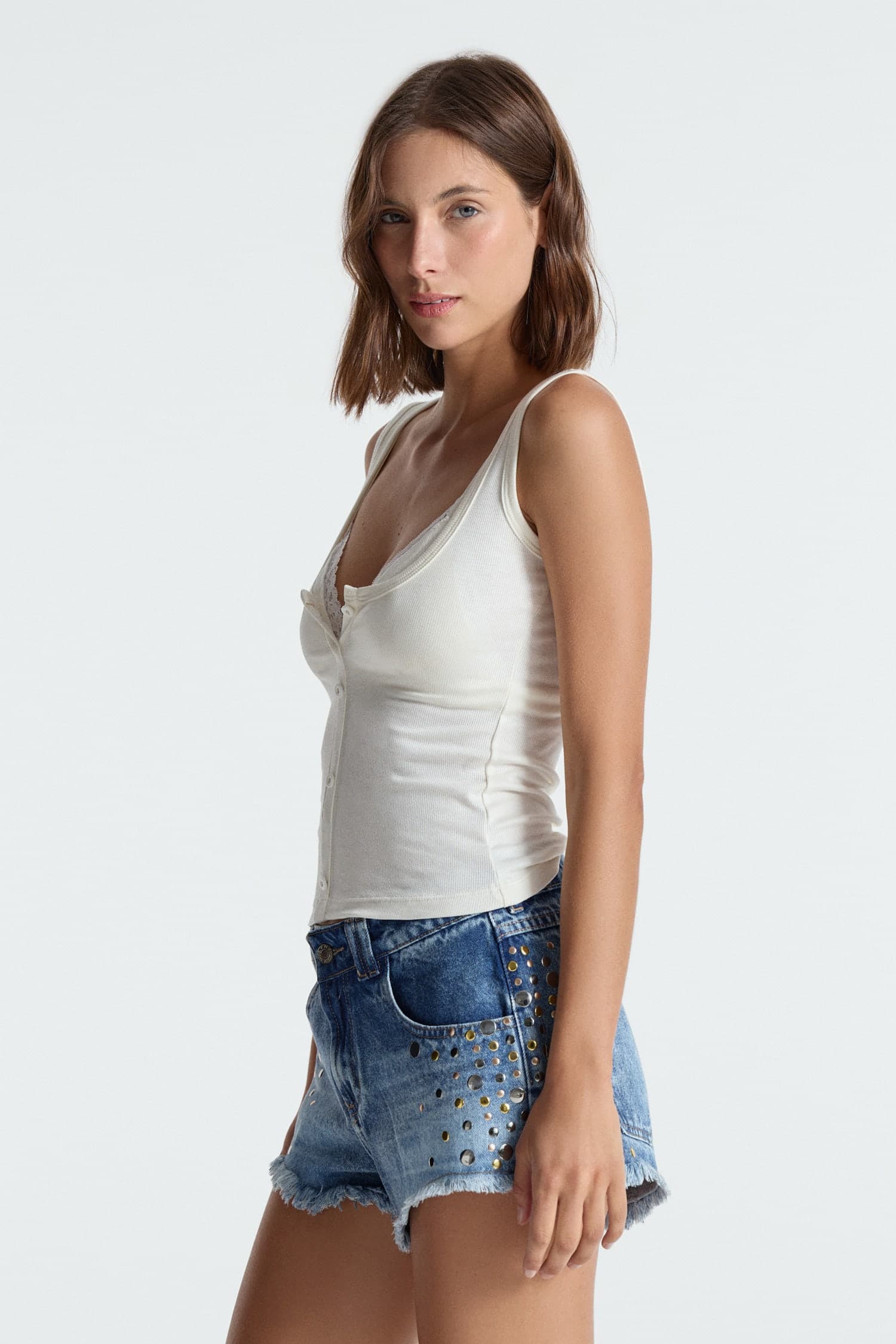 MUSCULOSA DUAL LACE